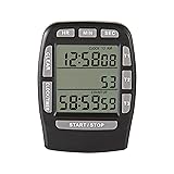 HonorMeet Digital Kitchen Triple Timer,Count-Down