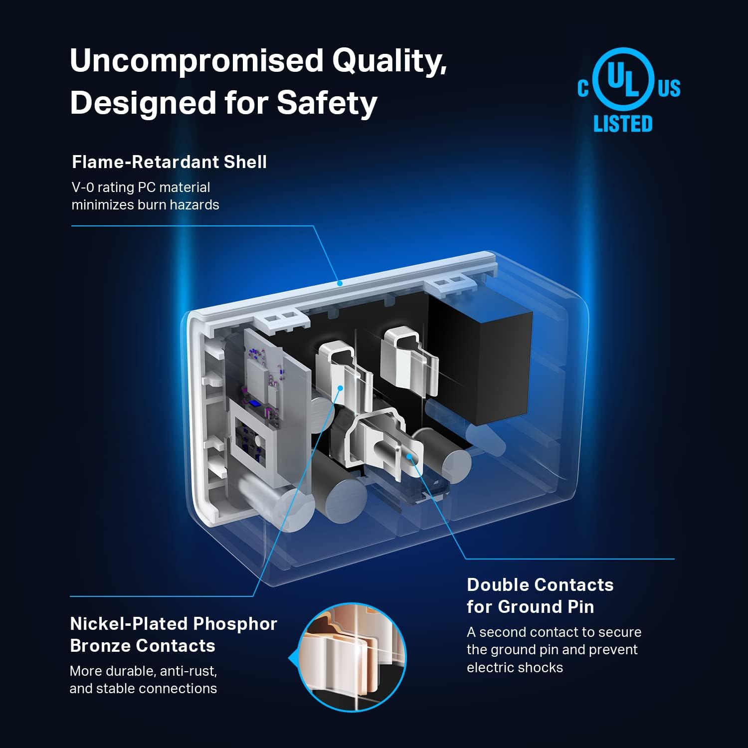 Kasa Smart Plug Ultra Mini 15A, Smart Home Wi-Fi Outlet Works with Alexa, Google Home & IFTTT, No Hub Required, UL Certified, 2.4G WiFi Only, 1-Pack(EP10), White - View 6