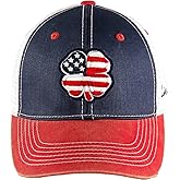 Black Clover Unisex Two Tone Vintage Mesh Sides Adjustable Snapback Golf Trucker Hat