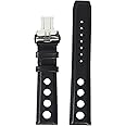 Tissot T852037163 20mm Lug Black Leather Strap
