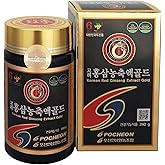 Pocheon 240g(8.5oz), 100% Pure Korean 6years Root Red Ginseng Extract Gold, High Ginsenoside, Saponin, Panax