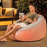 Bestway Inflatable Chair Outdoor LED Armchair Grey view 4