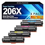 Caclemo 206X Toner Cartridges 4 Pack High Yield