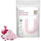 UNLEASH'D ORGANIC Organic Pomegranate Juice Powder 16 oz – Pure Superfood, Rich in Antioxidants & Nutrients