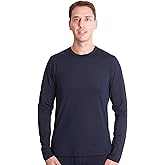 At The Buzzer Men’s Long Sleeve Thermal Shirt Compression Base Layer Mock Neck Top