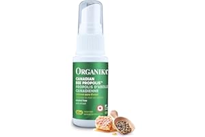 Organika Bee Propolis Throat Spray- Alcohol Free, Soothing, Immune Support- 30ml