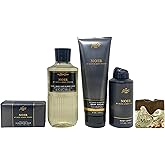 Bath & Body Works Men's Collection Noir - Body Cream - 3-in-1 Hair, Face & Body Wash - Body Spray and Cleansing Bar - with a Cabin Spice Bar Soap