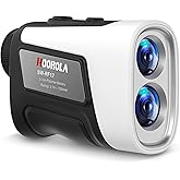 Hoorola Range Finder Golf, 1200 Yards Rangefinder with Slope, Magnetic Stripe, 7X Magnification, IP54 Water Resistant, Rechargeable Battery, Flag Pole Locking Vibration, Golf Accessories for Men Women