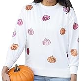 Mary Square Fall Autumn Womens Soft Polyester Blend Colorful Crew Neck Sweatshirt