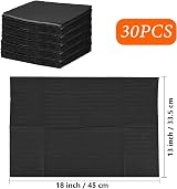 Koorium 30 Black Waterproof Dental Bibs Patient Towels Scarf - Disposable view 2