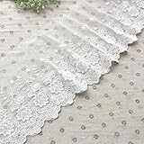 21CM Width Europe Rose Wedding Applique Inelastic