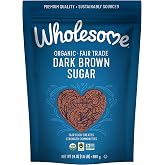 Wholesome Fair Trade Organic Dark Brown Granulated Sugar, 24oz, 6-Pack