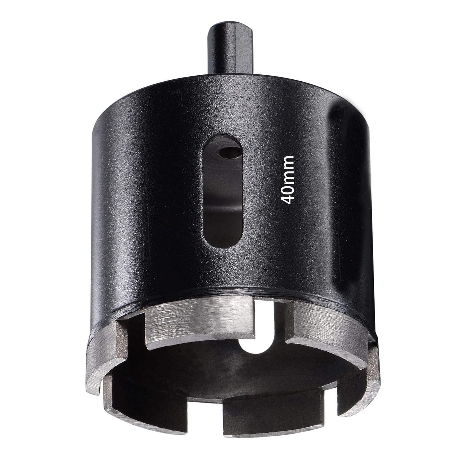Yaowanguan Diamond Drill Bit Hole Saw Tools for Glass/Tile/Ceramic/Marble/Porcelain/Concrete Cutter Opener - Diamond Coating Drill Bit Black 40mm