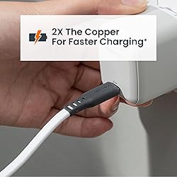 Ventev – Flat USB C to USB C Cable 6ft for iPhone