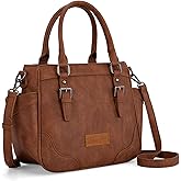 Montana West Wrangler Tote Bags for Women Medium Crossbody Purses Designer Top Handle Handbags