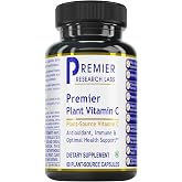 Premier Research Labs Vitamin C Supplement - 60 Vegetarian Capsules | Natural Vitamin C, Essential Complex, Pure with Bioflavonoids &amp; Organic Ingredients