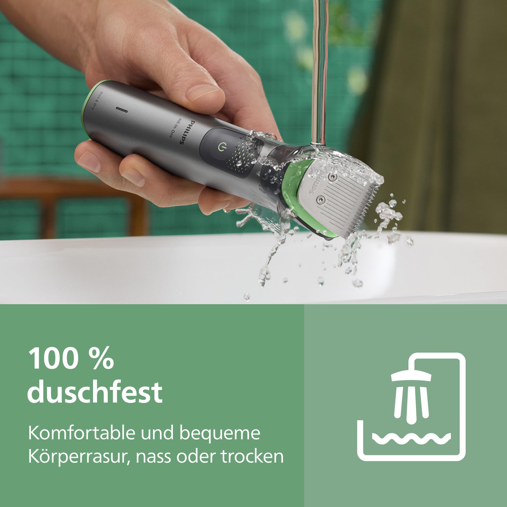 PHILIPS Multigroom 7000 für Herren - All-in-One 19-teiliger Barttrimmer und Haarschneider für Gesicht, Kopf und Körper, selbstschärfende Klingen, 26 Längeneinstellungen (0,5-20 mm), MG7962/30 8