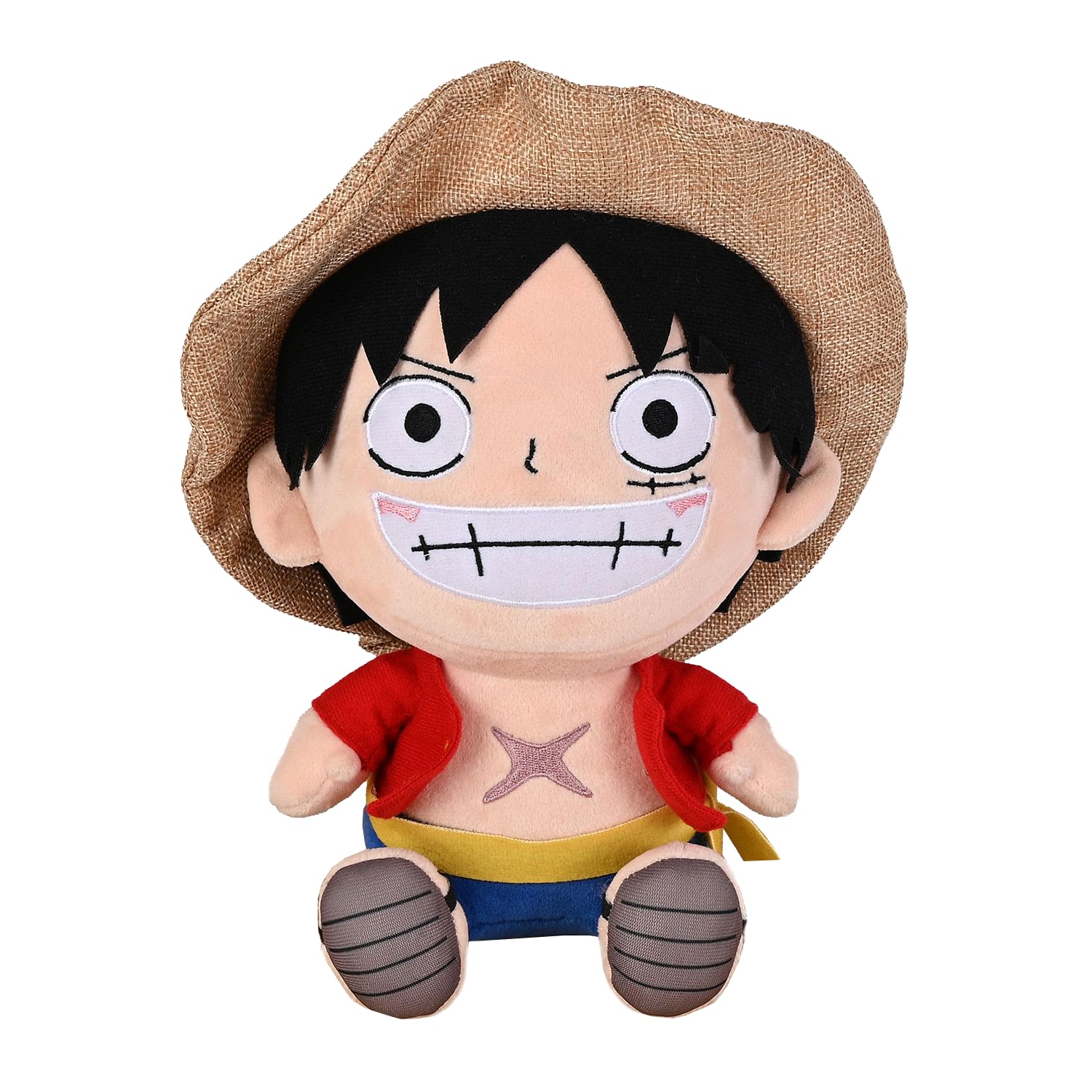 SAKAMI - One Piece - Monkey D. Luffy - Luffy - Plush Figure, Toy - 20 cm - Original & Licensed