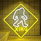Ajoyferris Bigfoot Neon Sign Sasquatch Neon Lights Dimmable Big Foot XING Led Signs for Bedroom Wall Funny Light Up Sign for Man Cave Garage Decor Gifts