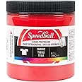Special Fabric Screen Printing Ink 8 oz, Colour: Red