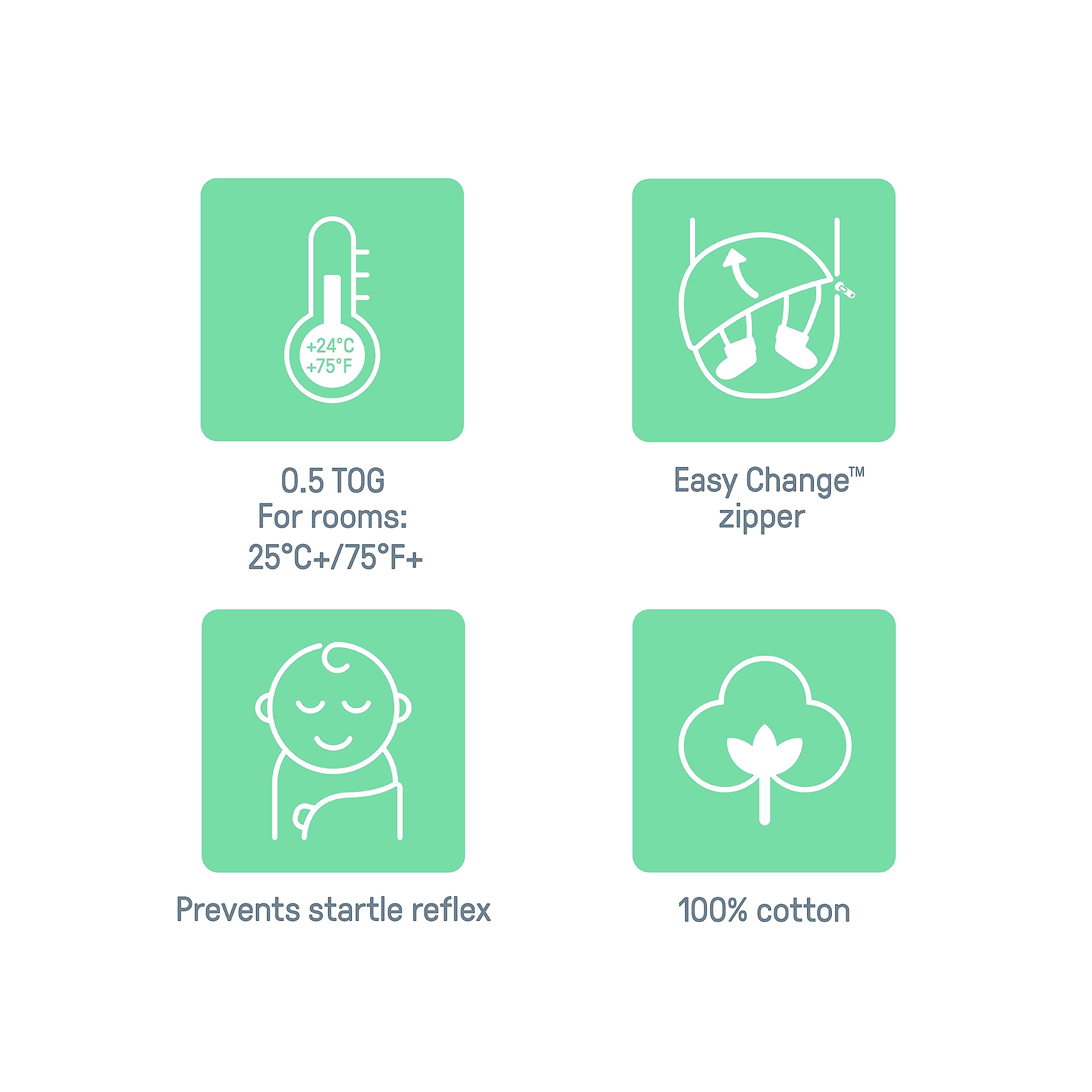 SwaddleMe by Ingenuity Easy Change Swaddle, Size Small/Medium, 03