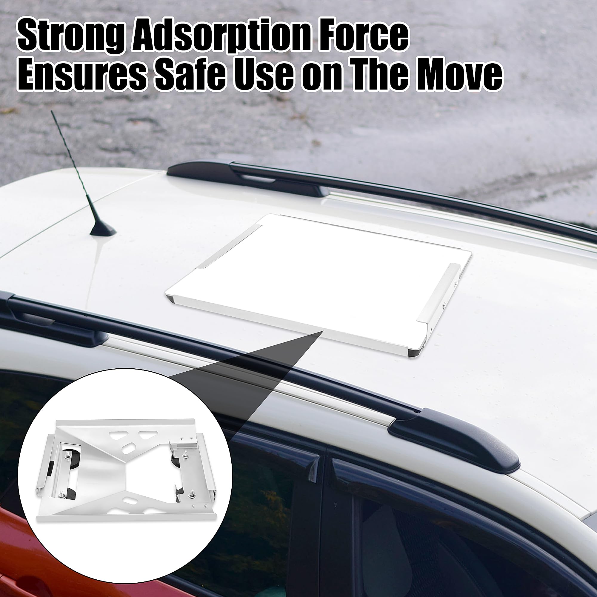 Starlink Mini Flat Mount Kit, Magnetic Quick Release Roof Mount Kit for RV, Vans, Boat
