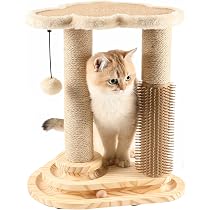 Amazon.com : Made4Pets Cat Scratching Post, Cat Self Groomer for ...