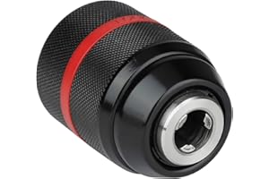 FAFEICY Drill Chuck, Keyless Hand Drill Chuck, 1/2" 20UNF Mount 2~13mm Self-tightening Drill Press Adapter for Hand Drill Impact Driver Power Drill in accordance with human engineering