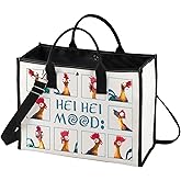 BWWKTOP Chicken Hei Hei Tote Bag Hei Hei Fans Gift Hei Hei Mood Shoulder Bag Hei Hei Merchandise