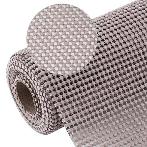 Corodo Shelf Liner, 17.5 Inches x 20 Feet Strong Grip Drawer Liner Non Slip Shelf Liners for Kitchen Cabinets Non-Adhesive, Durable Cabinet Liner for Shelves Kitchenware Pantry