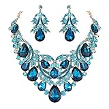 BriLove Women's Bohemian Boho Statement Necklace