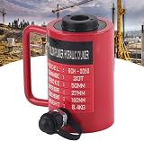 01 20T 50mm Stroke Hydraulic Lifting Cylinder Hollow Ram Jack Ultra Thin view 5