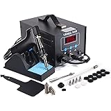 YIHUA 948 Desoldering Station, 80W, with Auto Shutoff, Variable Precise Temperature (662°F ~ 896°F), ºC/°F display, Sleep Fun