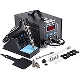 YIHUA 948 Standard Desoldering Station, 80W, with Auto Shutoff, Variable Precise Temperature (716°F ~ 896°F), ºC/°F display,