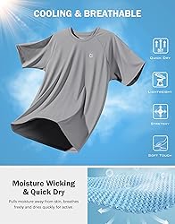 Men's Workout Athletic T-Shirts Moisture Wicking