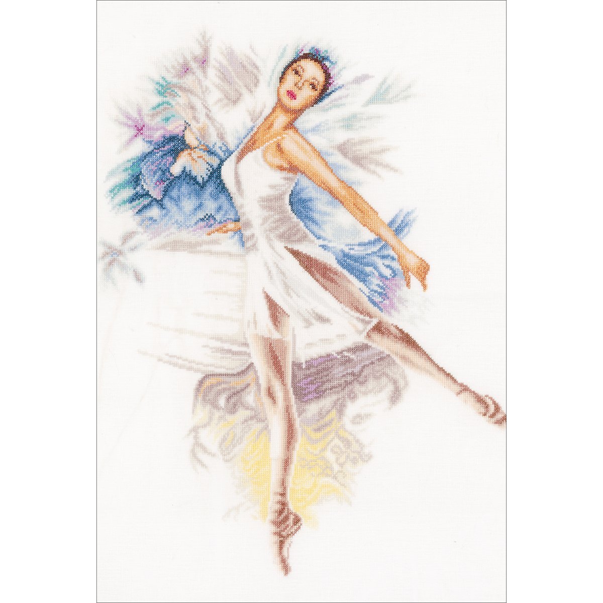 Lanarte Counted Cross Stitch Kit: Ballerina (Linen), Other, NA, 41 x 52cm