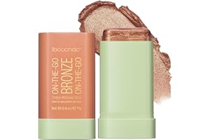 SWETIYOU Multi-Use Makeup Bronzer Stick, On-the-Go Glow Bronze Tinted Moisture Stick, Hydrating Solid Moisturizer with Bronze Tint, Natural Bronzed Glow, Blends Effortlessly, for Eyes, Cheeks & Body
