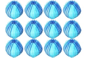 Ljxyloog 12Pcs Pet Hair Remover for Laundry,Reusable Dryer Washing Balls Hair Lint Remover Laundry Ball, Pet Hair Laundry Cat