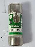 LITTELFUSE JTD-15-ID 15 AMP, 300 VDC, 600 VAC, Current LIMITING, Dual Element Design, for USE W/All General Purpose CIRUCITS, Fuse, TIME DELAY Type, W/Trip Indication, W/O Alarm Contact