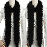 Holmgren Black Marabou Feather Boa - 2 Pcs 25g 2