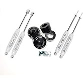 True Suspension Complete Wrangler JK 07-17 Complete Lift Kit Front &amp; Rear 2" Lift Coil Spring Spacers + Set of Pro Comp Es9000 Nitrogen Gas Shocks 4wd 2wd