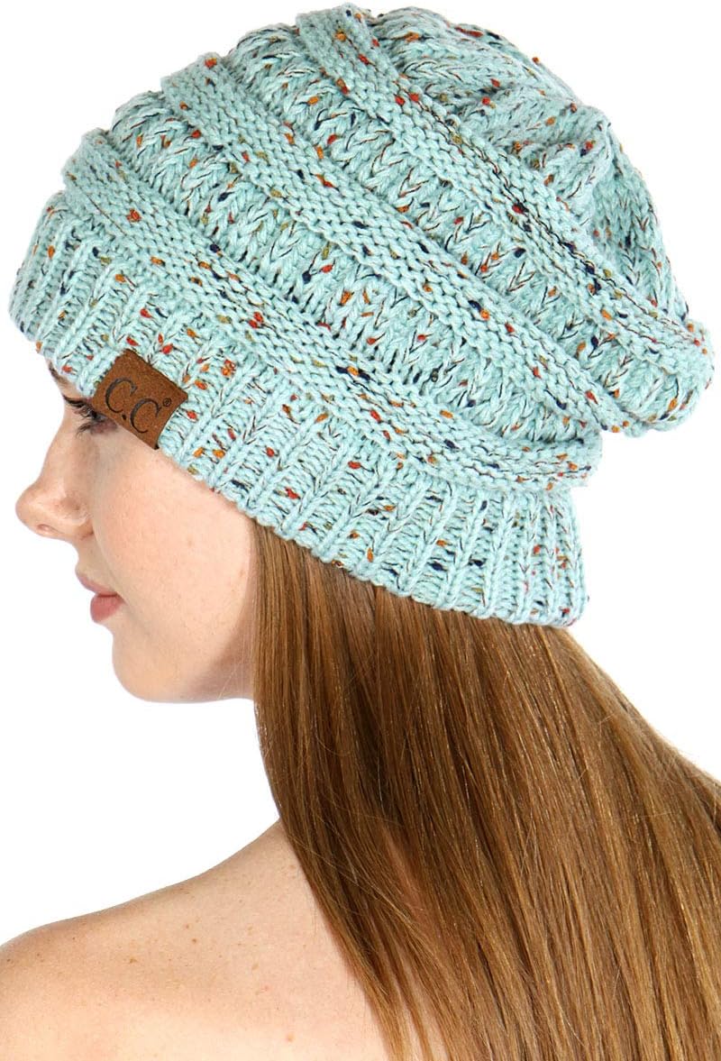 Yourstyle USA Trendy Warm Chunky Soft Stretch Cable Knit Slouchy Beanie