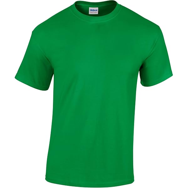 GILDAN Men's DryBlend Long Sleeve T-Shirt - 50% Cotton 50% Polyester, Moisture Wicking, Sizes S-5XL, Forest Green