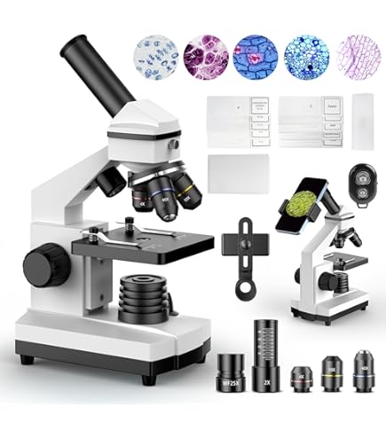 Amazon.com: RADHAX Microscope Kit Astronomical Telescope 1200X