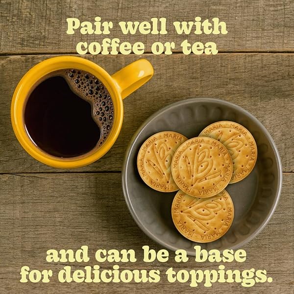 BAUDUCCO MARIA COOKIES, 6 OZ (PACK OF 1) – CLASSIC CRISPY COOKIES FOR SNACKING, COFFEE, OR TEA – PERFECT DESSERT TREAT WITH NO ARTIFICIAL FLAVORS OR COLORS