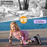 MHJY Kids Knee Elbow Wrist Protection Gear 7 in 1 Set 3-8 Years view 4