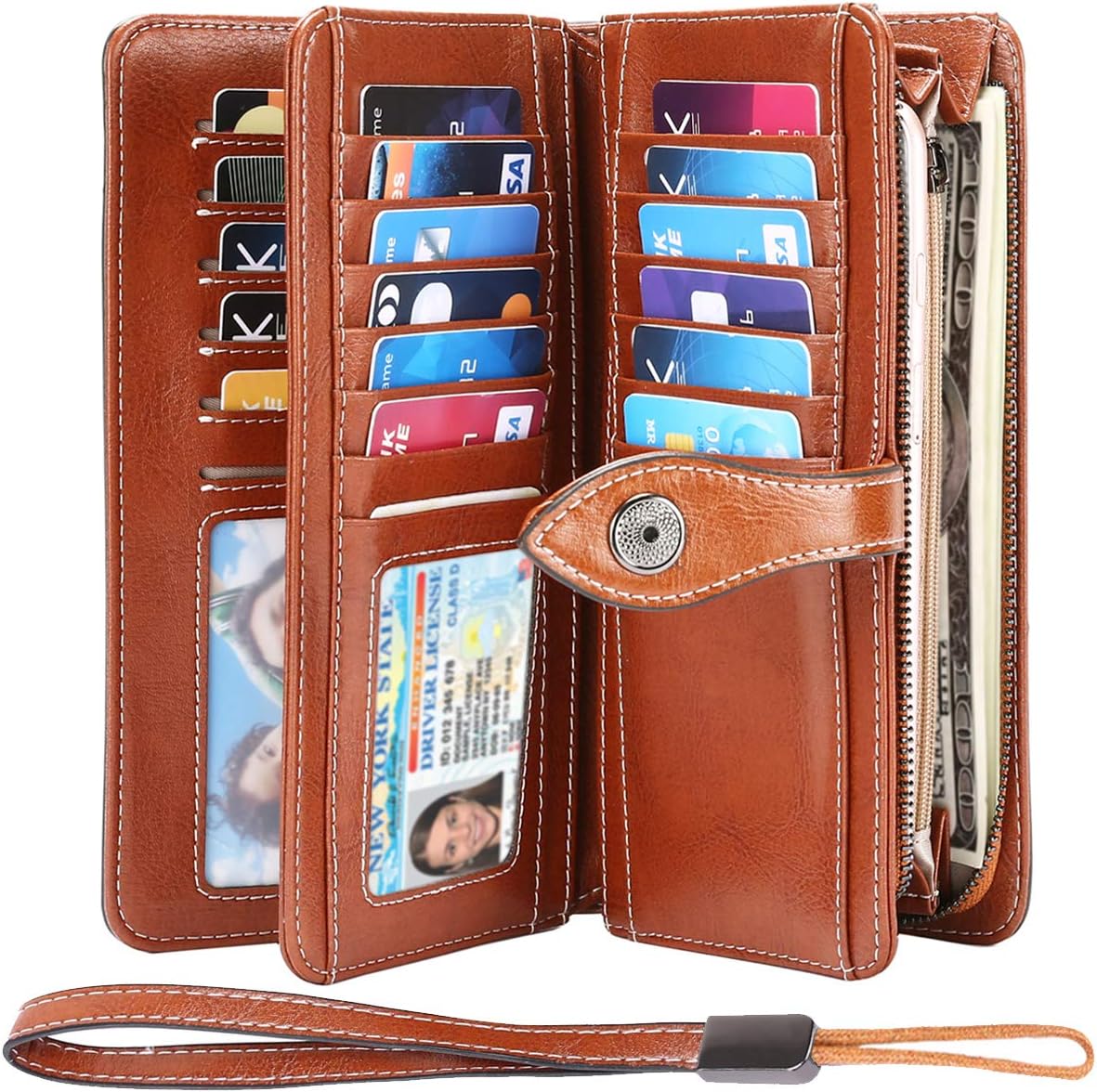 Women's Wallets With Wrist Strap IUCN Water