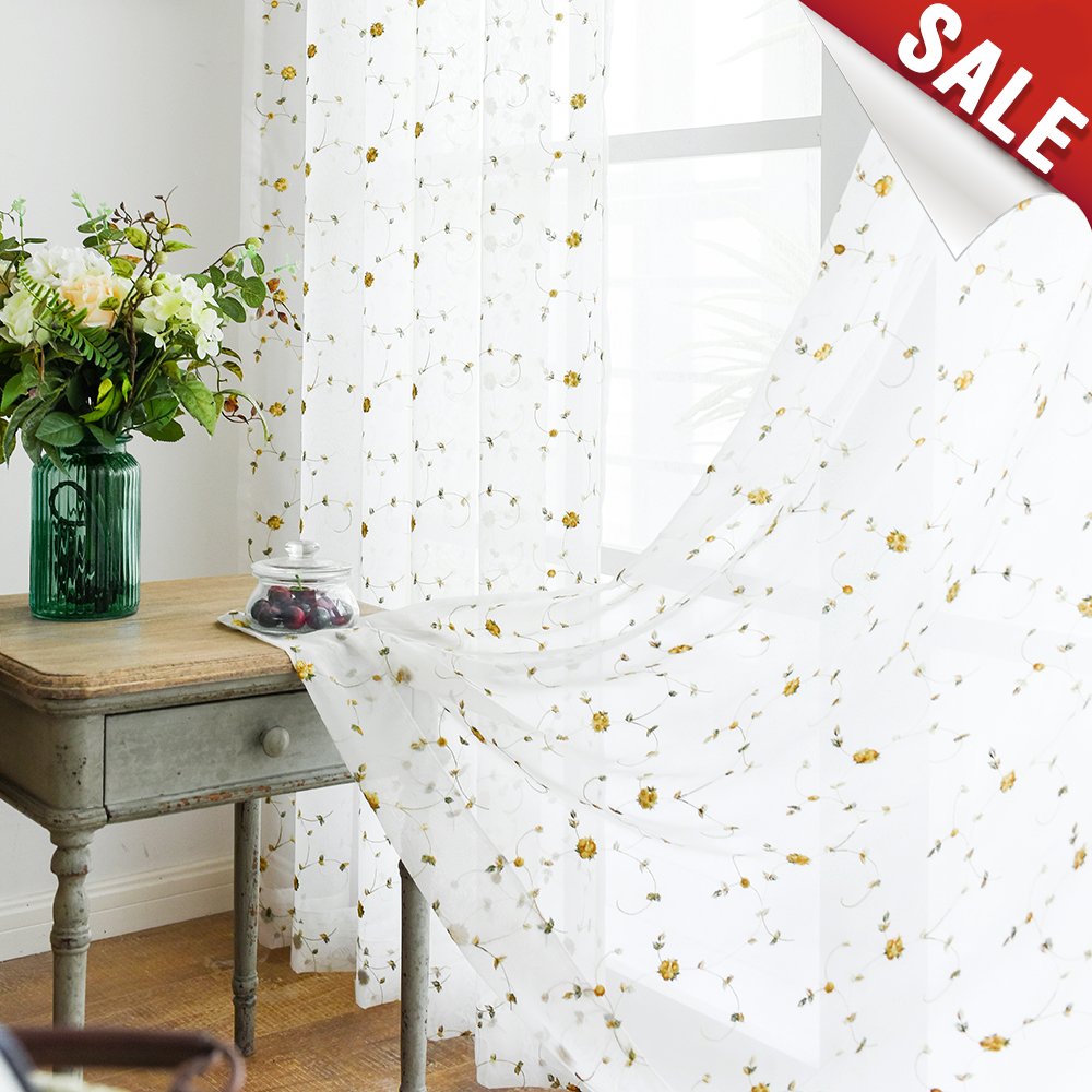 Sheer Curtains for Living Room: Amazon.com