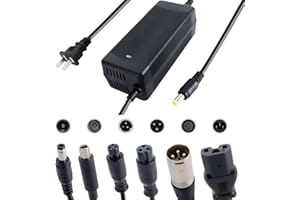 IJCUIJM 54.6V 2A Fast Electric Bike Charger with 7 Plugs for 48V Lithium Battery, Compatible with Ebike Lectric XP 2.0/3.0, Ecotric City/Beach, Evercross H5/H7