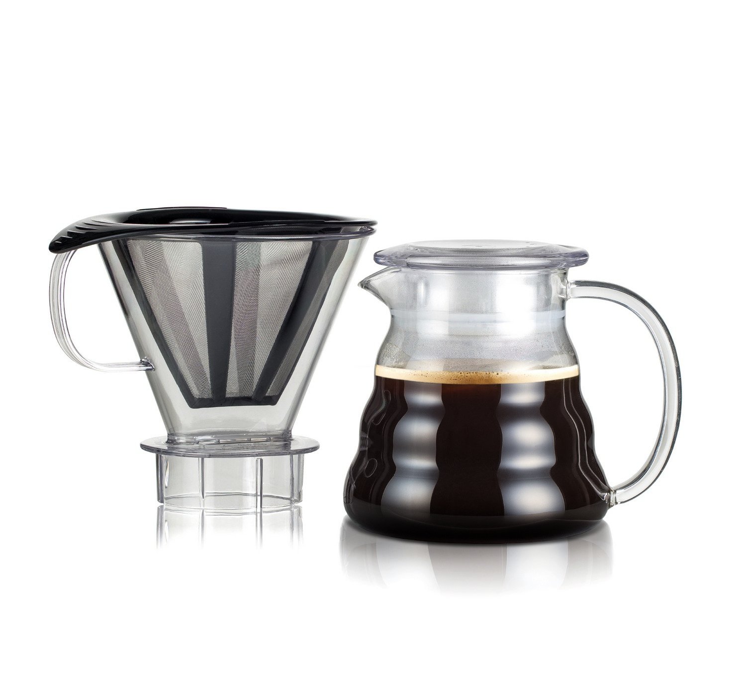 Bodum - 11767-10-01S - Melior - Coffee Maker, Permanent Filter Stainless Steel Mesh - 5 Cups - 0.6 L